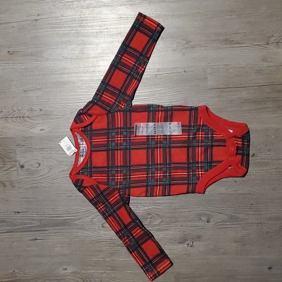 ๐ Old Navy | Plaid Toddler Onesie | 12-18 Months | NWT - Picture 1 of 4